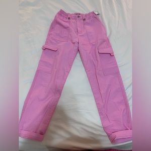 Size S Forever 21 Pink Cargo Pants